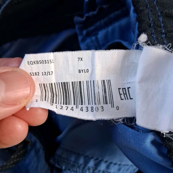 Quiksilver Boys Size 7 Board Shorts Bathing Suit Swim Trunks Blue Surfer Long - Picture 5 of 5